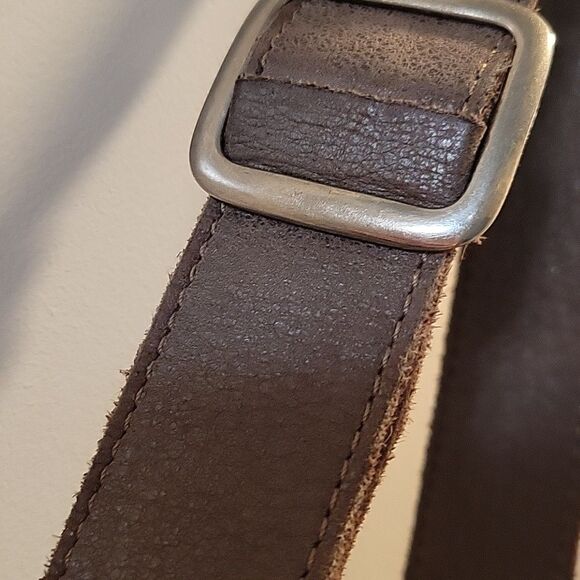 Anthropologie Lily and Lola Crossbody Distressed Leather Bag - Picture 7 of 12